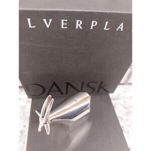 Vintage DANSK Silverplate Antelope Figurine SKU 02172~FREE Shipping